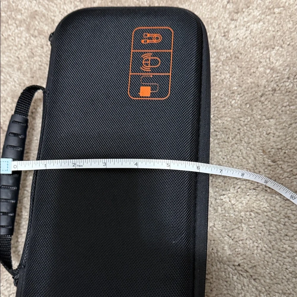 NWOT Black Hard Shell Tech Carrying Case